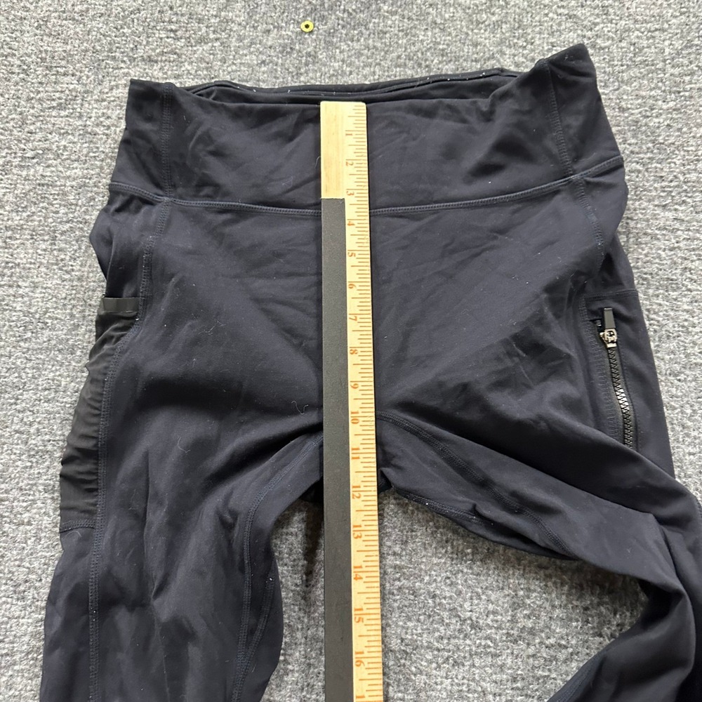 Fabletics Leggings Womens Size S Black Motion365 Athletic Zipper Pocket Yoga - Picture 3 of 8